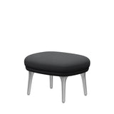 Fri Skammel m. stel i aluminium fra Fritz Hansen - Christianshavn - 1172 Grey Uni - Jacobsen Plus