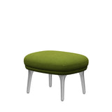Fri Skammel m. stel i aluminium fra Fritz Hansen - Hallingdal - 980 Green - Jacobsen Plus