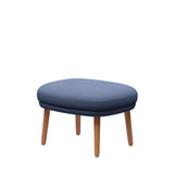 Fri Skammel m. stel i eg fra Fritz Hansen - Christianshavn - 1151 Light Blue Uni - Jacobsen Plus
