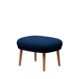 Fri Skammel m. stel i eg fra Fritz Hansen - Christianshavn - 1153 Blue Uni - Jacobsen Plus