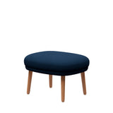Fri Skammel m. stel i eg fra Fritz Hansen - Christianshavn - 1154 Blue - Jacobsen Plus