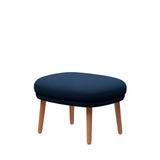 Fri Skammel m. stel i eg fra Fritz Hansen - Christianshavn - 1155 Dark Blue - Jacobsen Plus