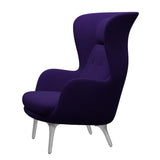 Ro Lænestol m. stel i aluminium fra Fritz Hansen - Hallingdal - 702 Purple - Jacobsen Plus