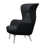 Ro Lænestol m. stel i aluminium fra Fritz Hansen - Hallingdal - 968 Purple/Green - Jacobsen Plus