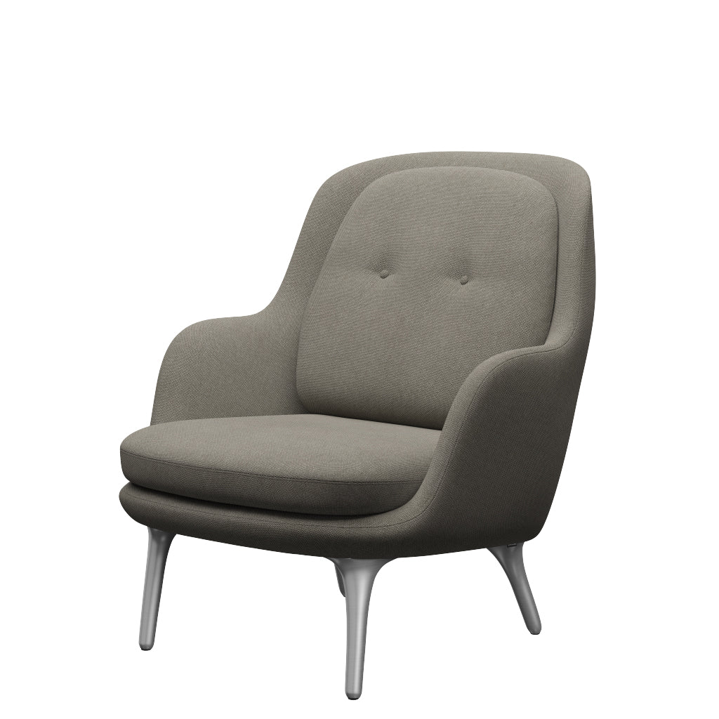 Fri Lænestol m. stel i aluminium fra Fritz Hansen - 5 - Jacobsen Plus
