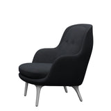 Fri Lænestol m. stel i aluminium fra Fritz Hansen - Hallingdal - 968 Purple/Green - Jacobsen Plus