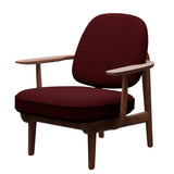 Fred Lænestol, valnødbejdset eg fra Fritz Hansen - Christianshavn - 1141 Red - Jacobsen Plus