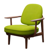 Fred Lænestol, valnødbejdset eg fra Fritz Hansen - Hallingdal - 907 Lime - Jacobsen Plus