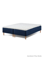 Jacobsen Plus Beds – Classic Box seng, Blå