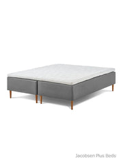 Jacobsen Plus Beds – Classic Box seng, Grå