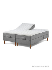 Jacobsen Plus Beds – Elevationsseng Lux, Grå