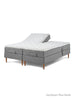 Jacobsen Plus Beds – Elevationsseng Lux, Grå
