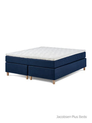 Jacobsen Plus Beds – Kontinental Lux seng, Blå