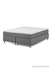 Jacobsen Plus Beds – Kontinental Lux seng, Grå