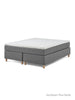 Jacobsen Plus Beds – Kontinental Lux seng, Grå
