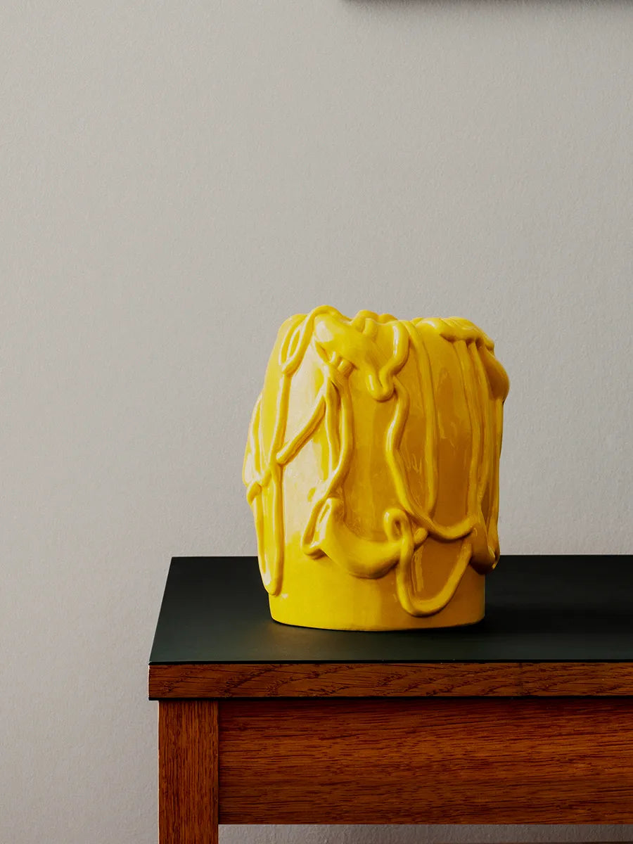 Michael Kvium Jam Vase, empire yellow fra raawii - 4 - Jacobsen Plus