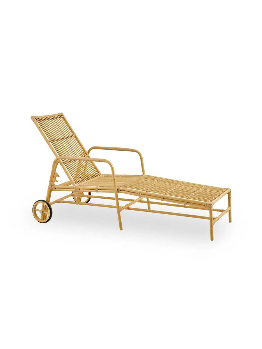 Josephine Exterior Liggestol fra Sika-Design - Natural / Ingen hynde - Jacobsen Plus
