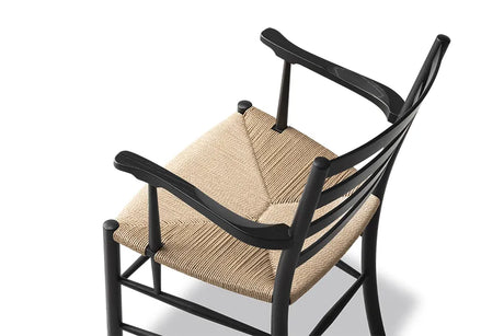 The Klint Armchair, sortlakeret eg fra Fredericia Furniture - 3 - Jacobsen Plus