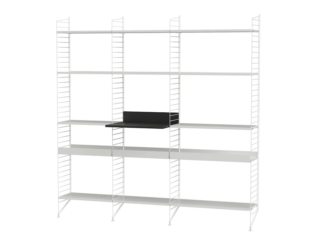 Køkkenreol, bundle L fra String Furniture - Hvid - hvid - Jacobsen Plus