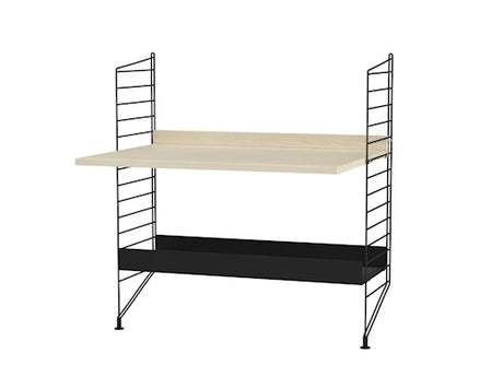 Børneværelse, bundle A fra String Furniture - Sort - ask - Jacobsen Plus