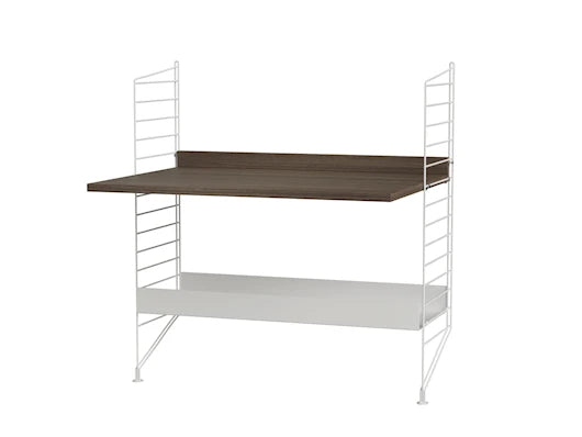 Børneværelse, bundle A fra String Furniture - Hvid - valnød - Jacobsen Plus