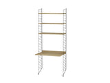 Børneværelse, bundle C fra String Furniture - Sort - eg - Jacobsen Plus