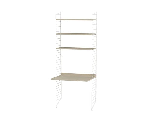 Børneværelse, bundle C fra String Furniture - Hvid - ask - Jacobsen Plus