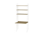 Børneværelse, bundle C fra String Furniture - Hvid - eg - Jacobsen Plus