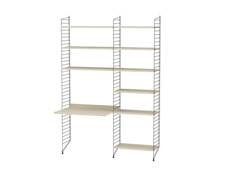 Børneværelse, bundle D fra String Furniture - Sort - ask - Jacobsen Plus