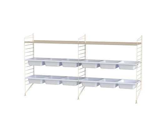 Børneværelse, bundle F fra String Furniture - Beige - beige - Jacobsen Plus