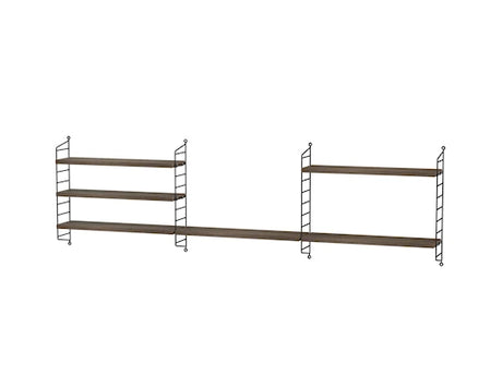 Børneværelse, bundle H fra String Furniture - Sort - valnød - Jacobsen Plus