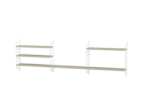 Børneværelse, bundle H fra String Furniture - Hvid - ask - Jacobsen Plus