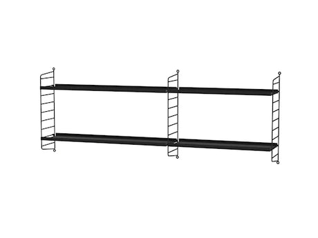 Børneværelse, bundle I fra String Furniture - Sort - sort - Jacobsen Plus