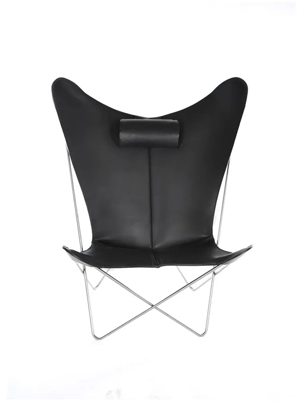 KS Chair fra OX Denmarq - Blankt / Sort læder - Jacobsen Plus