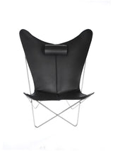 KS Chair fra OX Denmarq - Blankt / Sort læder - Jacobsen Plus