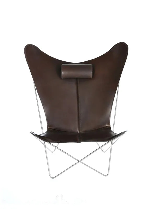 KS Chair fra OX Denmarq - Blankt / Mocca læder - Jacobsen Plus