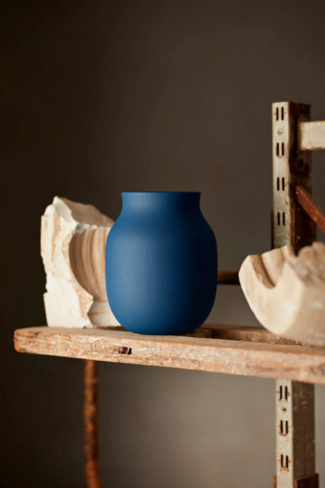 Kähler - Studio Omaggio Vase, blå - 3 - Jacobsen Plus