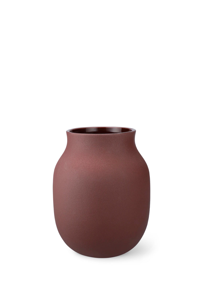 Kähler - Studio Omaggio Vase, bordeaux - H20 cm - Jacobsen Plus