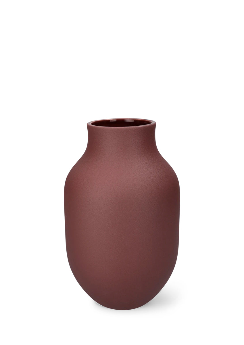 Kähler - Studio Omaggio Vase, bordeaux - H31 cm - Jacobsen Plus