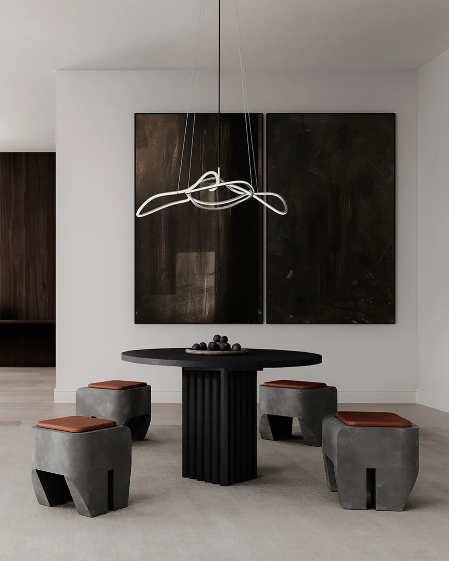 Ghost Chandelier, Mini, Chrome fra 101 Copenhagen