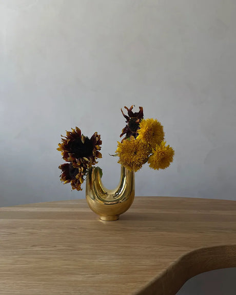 Kazumi StudioVase, gold fra Hein - 2 - Jacobsen Plus