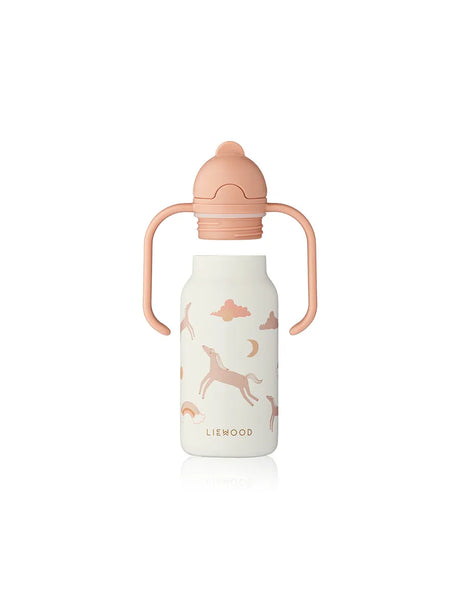 Kimmie Water Bottle 250 ml, dream/ecru fra Liewood - 4 - Jacobsen Plus