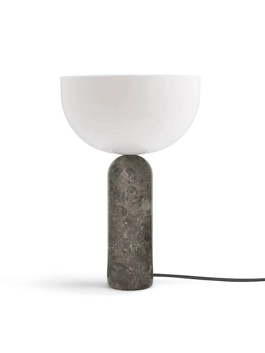Kizu Bordlampe Large, Grey Marble fra New Works