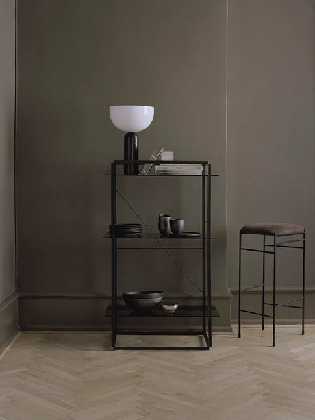 Kizu Bordlampe Large, Black Marble fra New Works - 2 - Jacobsen Plus