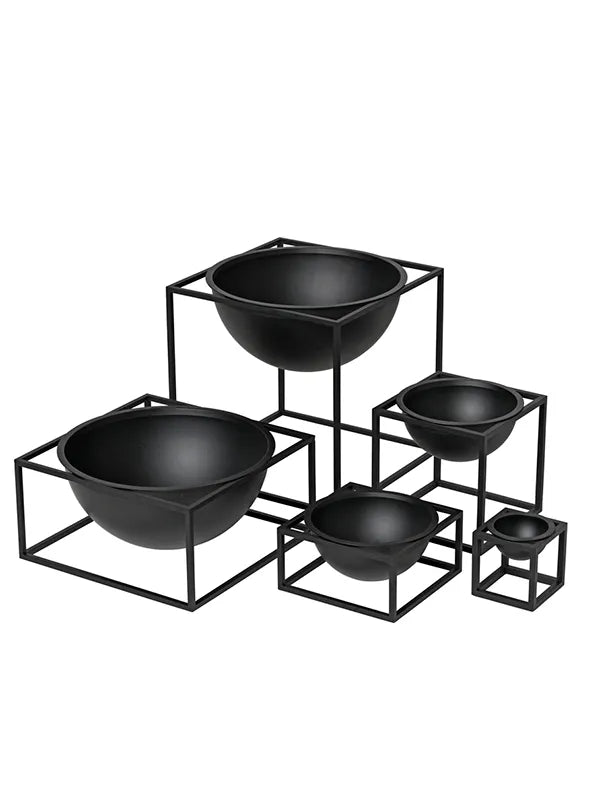 Kubus Bowl Mini sort fra Audo Copenhagen - 4 - Jacobsen Plus