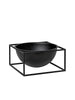 Kubus Bowl Centerpiece Large, sort fra Audo Copenhagen