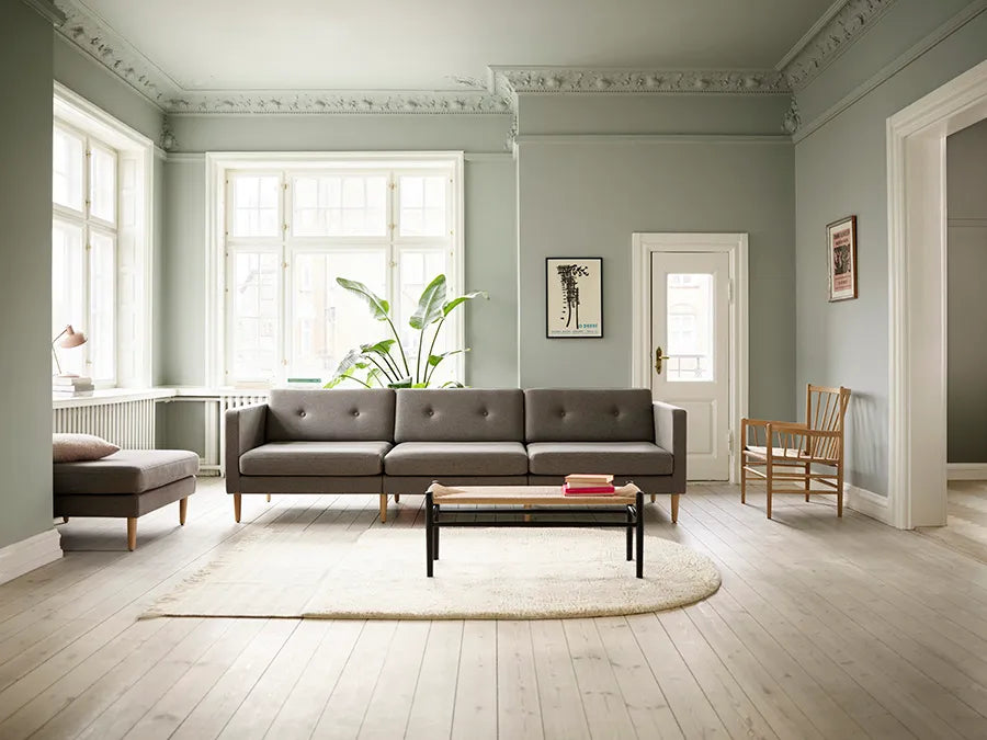 L42 Firhøj Sofa 3-Personers, beige fra FDB Møbler - 4 - Jacobsen Plus