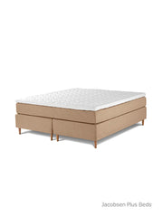 Jacobsen Plus Beds – Kontinental Lux seng, Sand