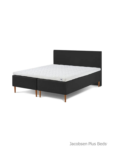 Jacobsen Plus Beds – Classic Box seng, Antracit - 180 x 200 cm / Medium-medium - Jacobsen Plus
