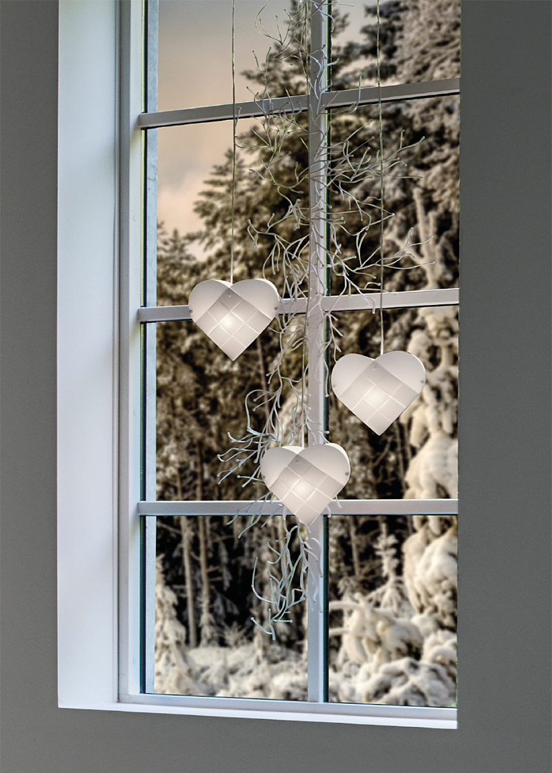 Le Klint - 8130 Flettet Julehjerte Lampe - 1 - Jacobsen Plus